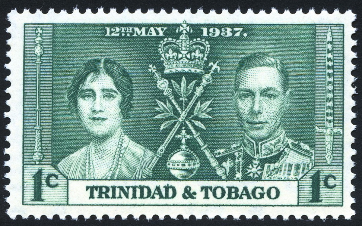 King VI Postage Stamps Trinidad 1937 (12 May) SG243/5