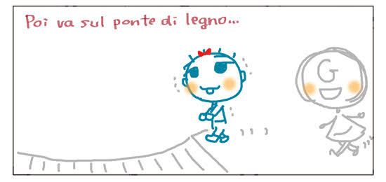 Poi va sul ponte di legno...