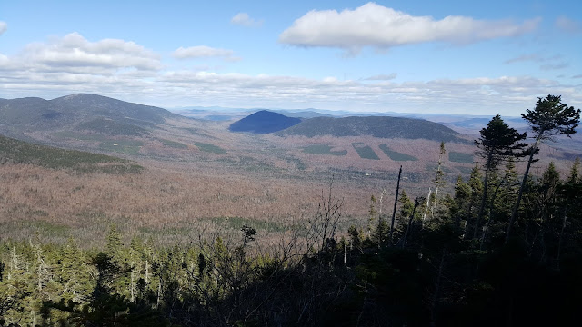 Vue à partir du sentier du mont Abraham