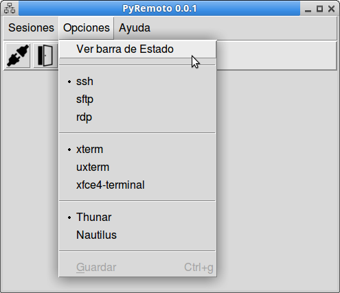 Python 3 para impacientes: Menús, barras de herramientas y de estado en ...