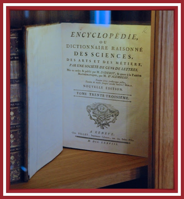 Palacio de Rundale. Biblioteca, enciclopedia de Diderot