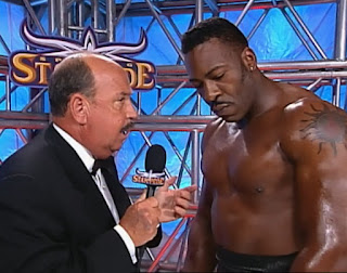 WCW Spring Stampede 2000 - Booker T talks to Mean Gene Okerlund