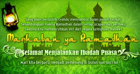 Kata Ucapan Menyambut Bulan Ramadhan