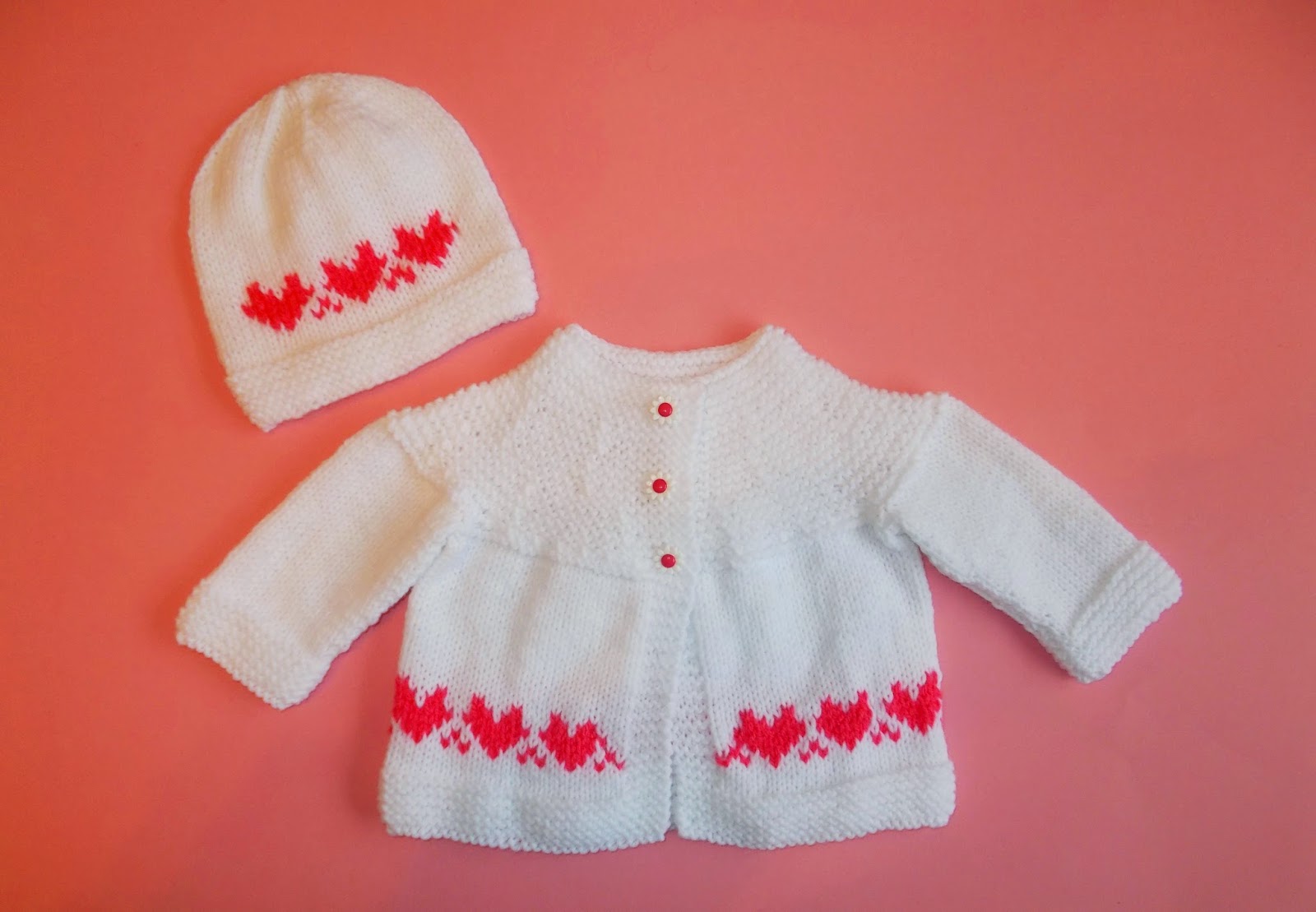 Marianna's Lazy Daisy Days: Valentina Baby Jacket & Hat