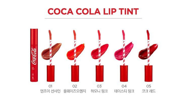 sự kết hợp giữa Coca Cola và The Face Shop