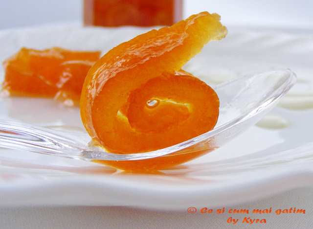 Dulceata de coaja de portocale - Γλυκό του κουταλιού πορτοκάλι