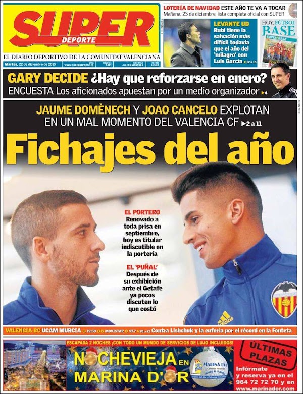 Valencia, Superdeporte: "Fichajes del año"