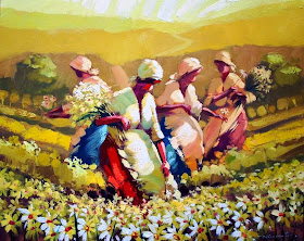 mujeres-recolectoras-de-flores-en-espatula