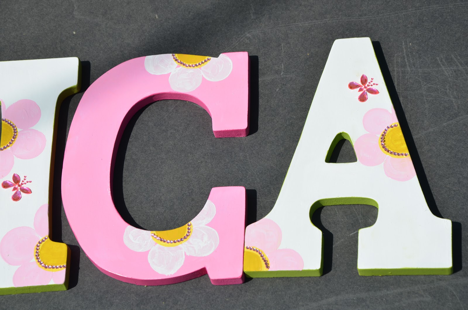 Wooden Letters for Dani
