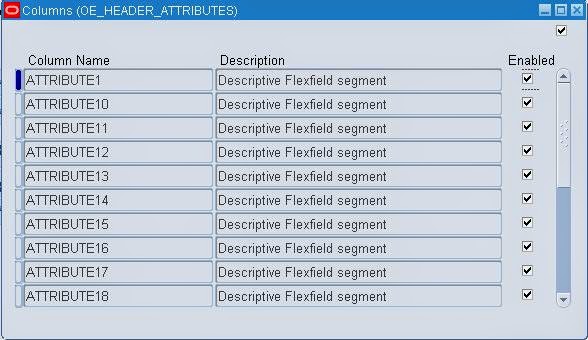 Learning SOA: Descriptive Flexfields in Oracle apps