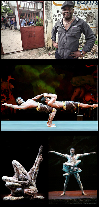 Top photo: Winston Ruddle also known as Papa Africa Middle and bottom photos: Circus Mama Africa Performances