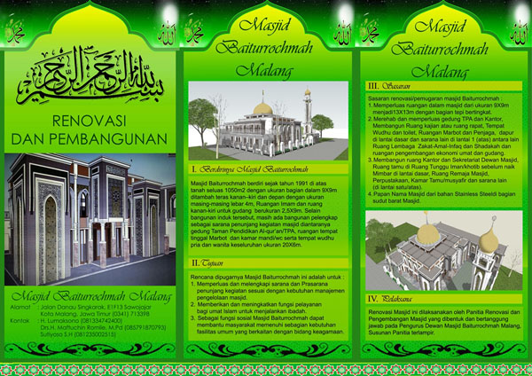 Paling Keren Contoh Pamflet Ibadah Little Duckling Blog
