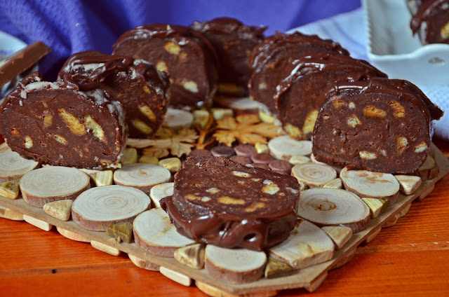 Salam de biscuiţi cu ciocolată