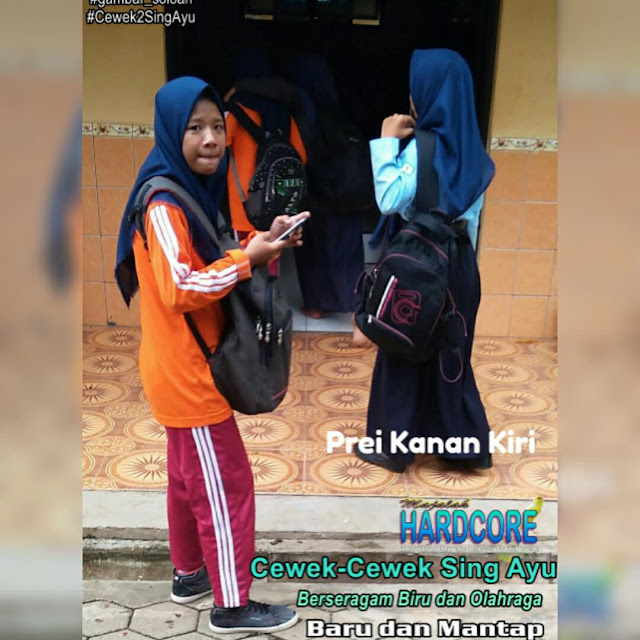 Gambar Soloan Versi Editan Medsos - gambar siswa-siswi dari SMA Negeri 1 Ngrambe