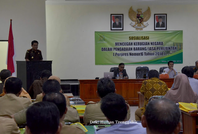 Kejaksaan Negeri Trenggalek Sosialisasikan Peraturan Pengadaan Barang dan Jasa Sebagai Upaya Mencegah Kerugian Negara