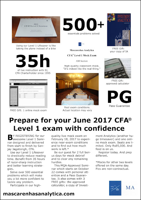 CFA Level 1 2017 Curriculum CFA Level 1 2017 Curriculum