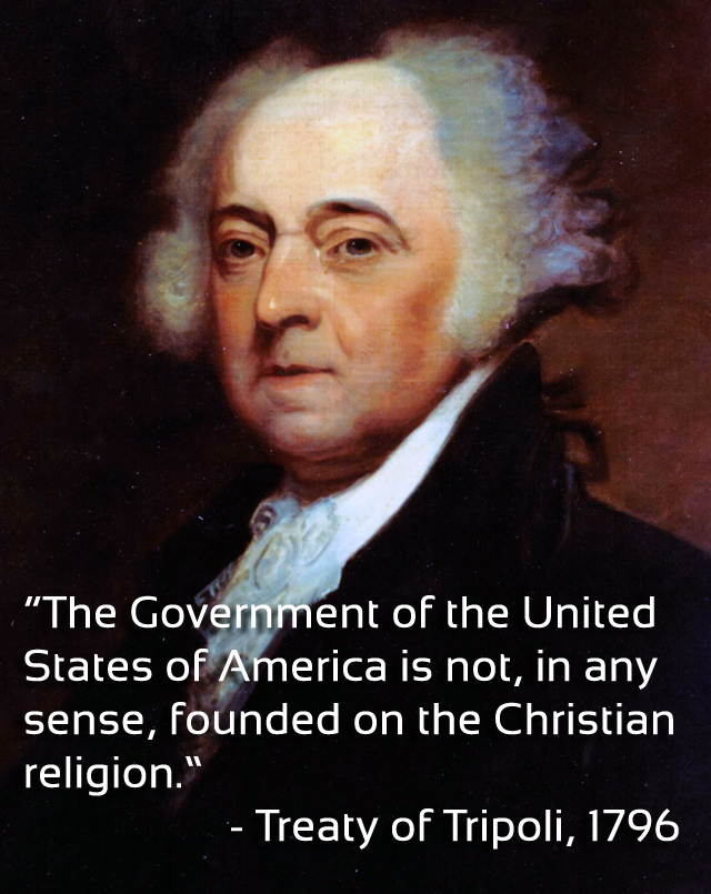 we are not a christian nation - john adams