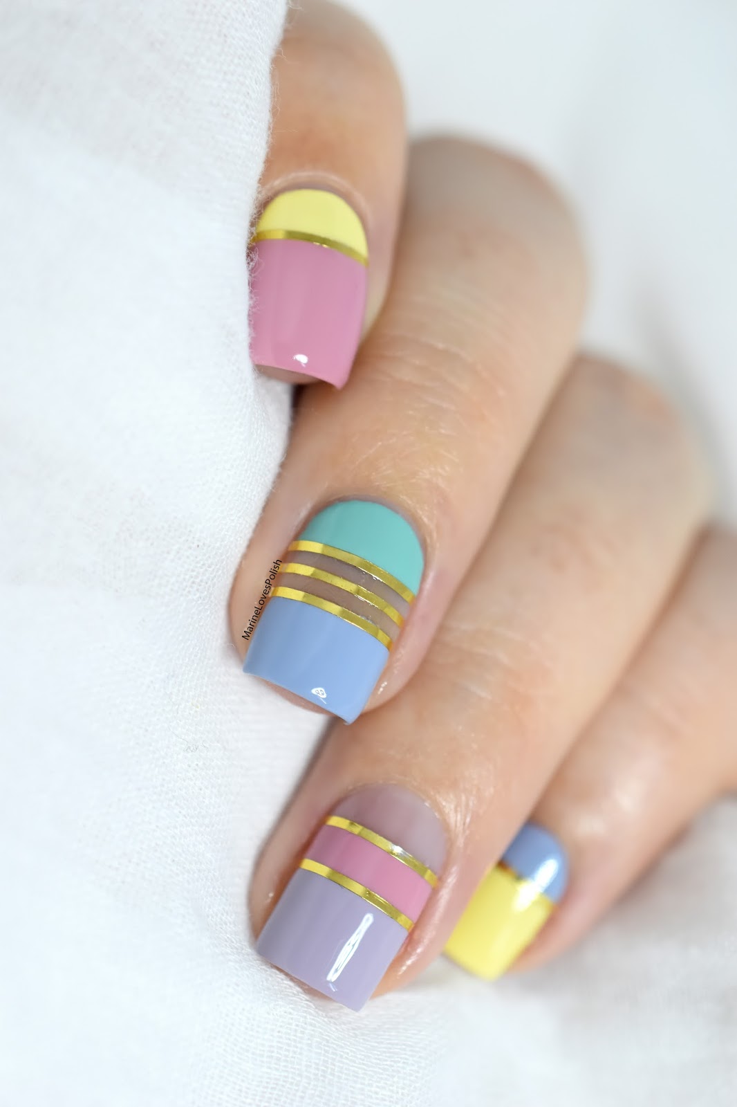 Pastel Color Block avec la collection Wildflower de ProNails (+ Giveaway)