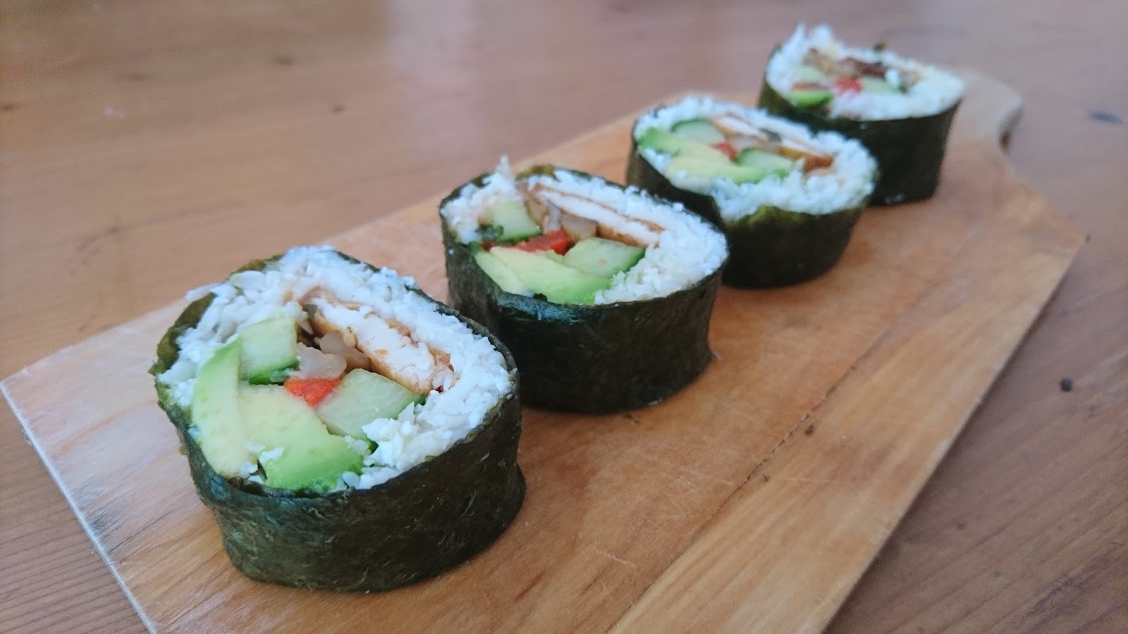 Vegan keto sushi