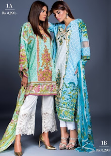 Sana Safinaz Muzlin Embroidered Eid Collection Vol-2 2016-2017