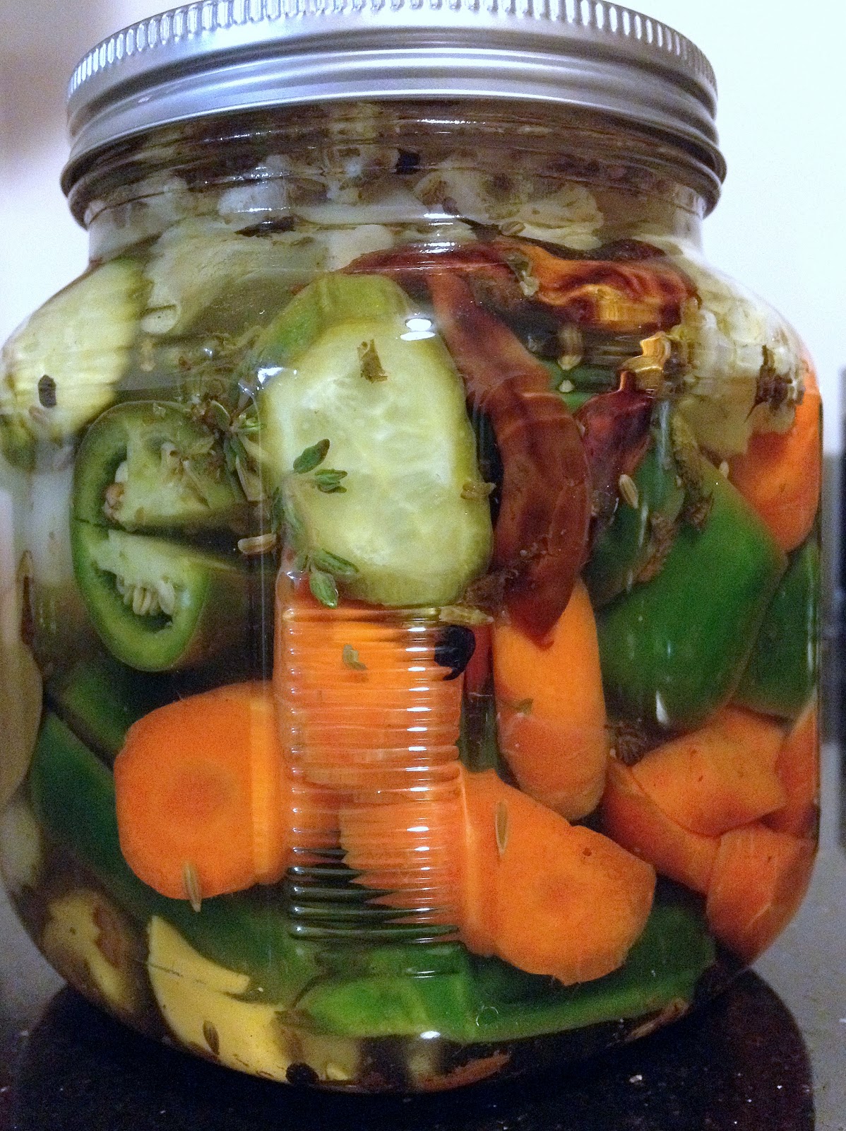 Keep the Peas CHILES EN ESCABECHE PICKLED FRESH CHILES (WITH VEGETABLES)
