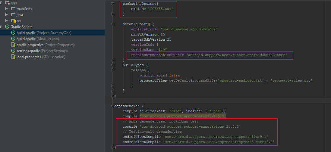 Espresso and Android Studio Yair Carreno