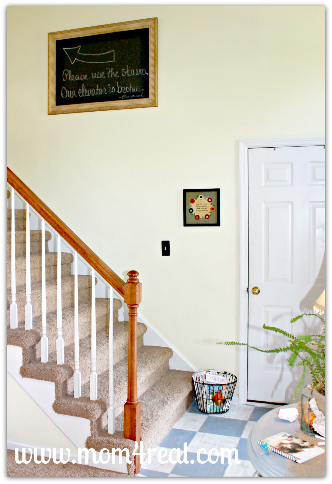 Turn An Old Picture Frame Into A Chalkboard Mom 4 Real