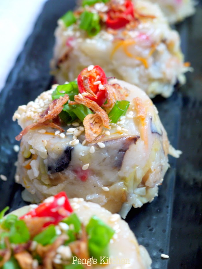 Peng's Kitchen Steamed Cabbage Cake