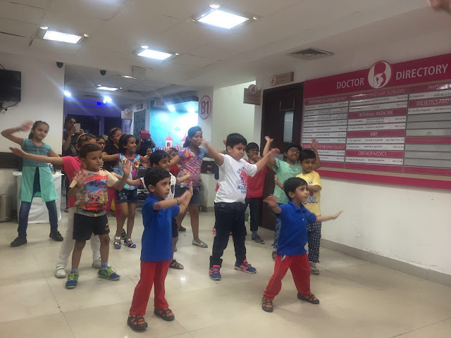 Paras Bliss Hospital, Delhi Organizes Free Zumba Session for School Children Paras Bliss Hospital, Delhi Organizes Free Zumba Session for School Children