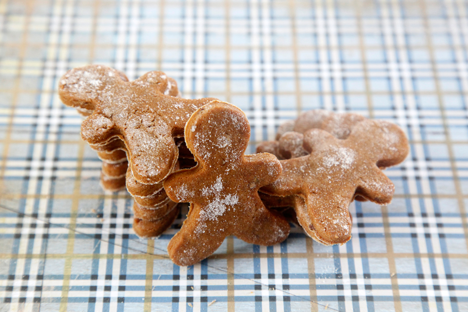Dalmatian DIY {RECIPE} Molasses & Peanut Butter "Gingerbread" Dog Treats