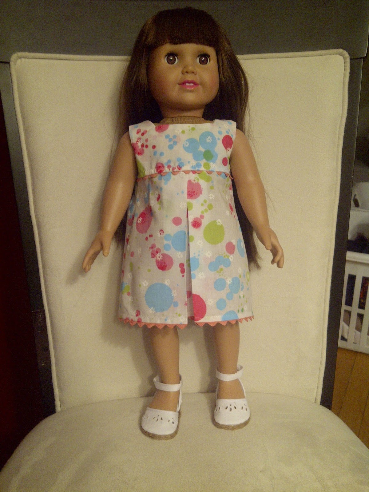 Joly Crafting Corner American Girl Doll Party Dress