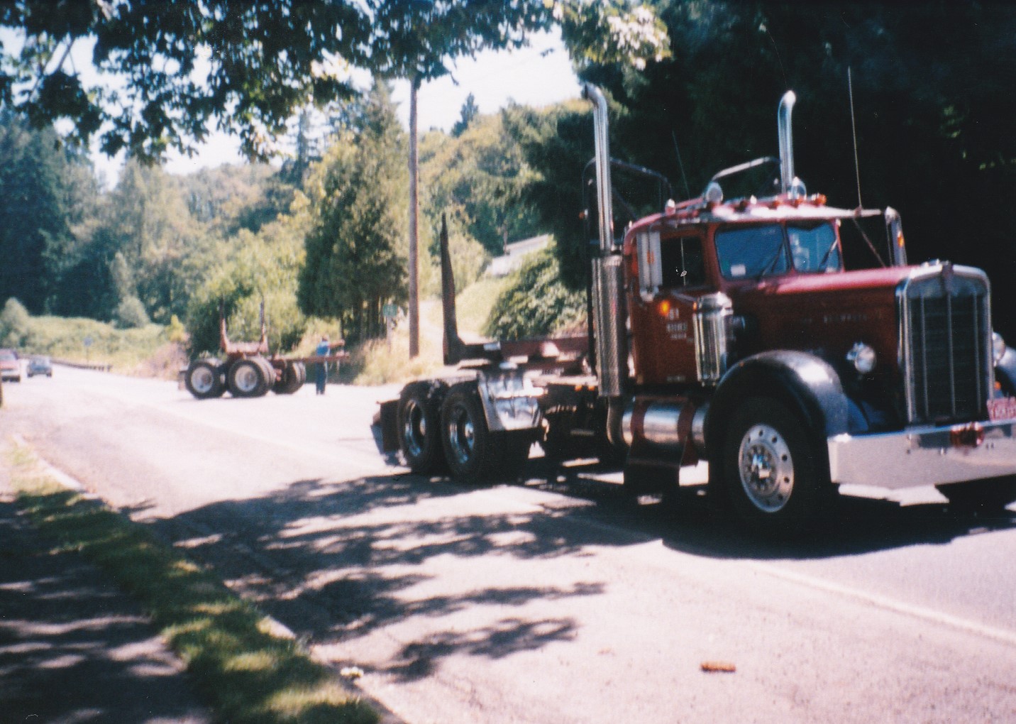 placespages log truck on highway 30