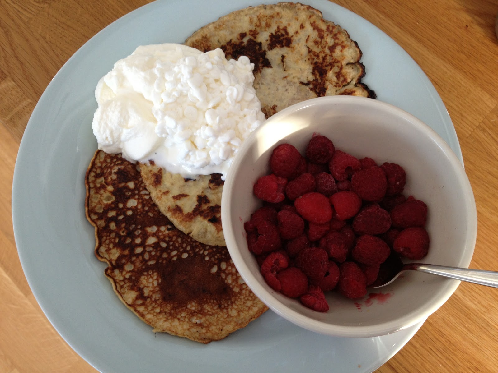 Mandelpannkakor med banan KarinAxelsson.se Blogg