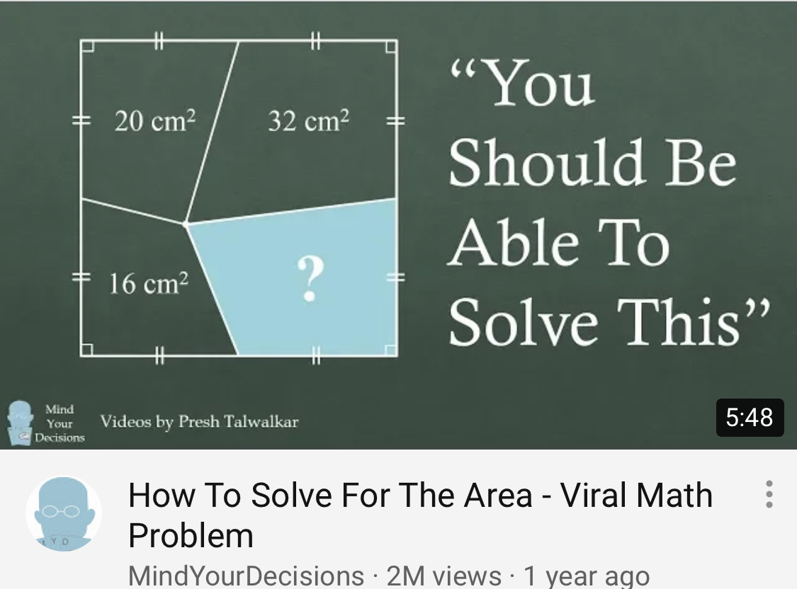 Explain to me how to solve this. You should be able to solve this. presh talwalkar. shading square math problem. you should solve that.