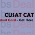 CUSAT CAT Admit Card 2017 – Entrance Exam Hall Ticket/ Exam Date
