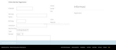Pendaftaran online untuk slims 8 akasia