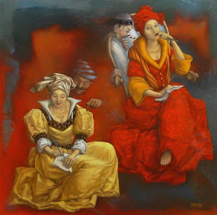 Catherine Chauloux. Легкие картины Catherine Chauloux