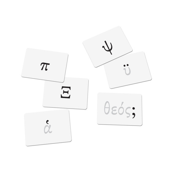 Using Biblical Greek Alphabet Flashcards for Learning Biblical Greek