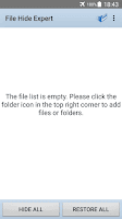 تطبيق File Hide Expert للأندرويد - صورة لقطة شاشة (1)