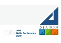 Presentazione societaria di DBA Group all'AIM Italia Conference 2019