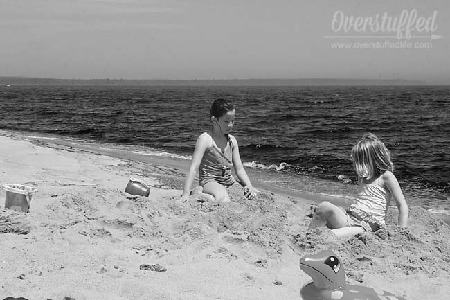 Black and white beach photo Black and white beach photo