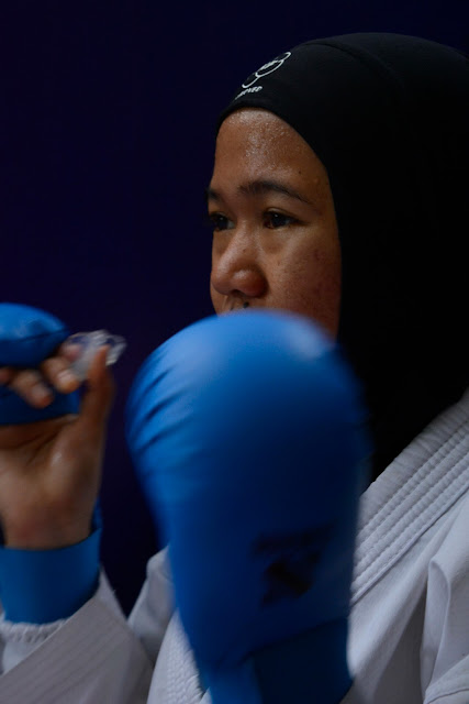 Portrait of Karateka daughters of Aceh Sport Photography, Pra PORA Takengon, PORA, FORKI Aceh, Gentala Shentong,