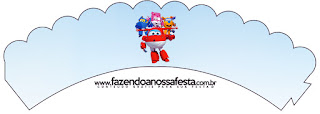 Super Wings: Wrappers y Toppers para Cupcakes para Imprimir Gratis.