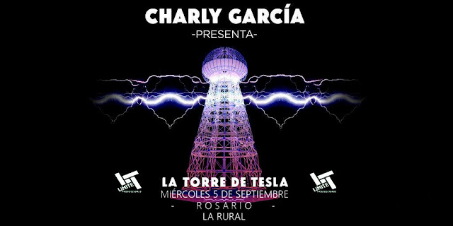 Charly García vuelve a Rosario con la Torre de Tesla el 5 de Septiembre