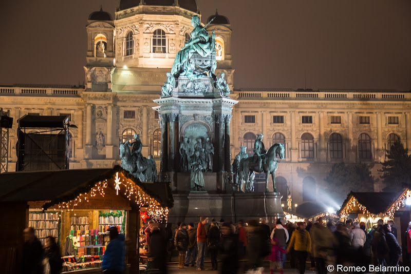 Christmas Village Maria-Theresien Platz European Christmas Markets Danube River