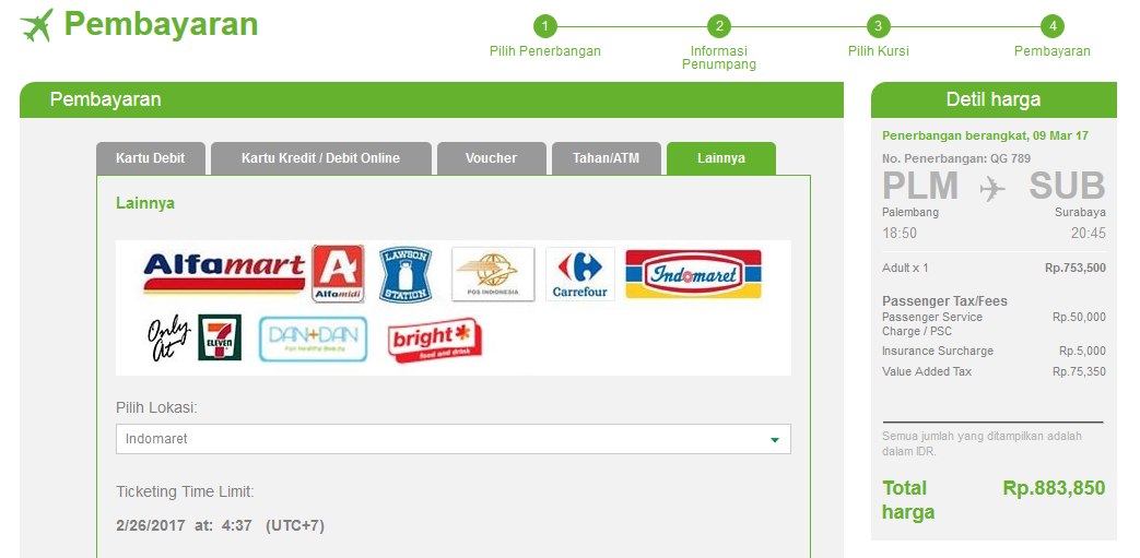 Just Personal Free Note Cara Beli Tiket Pesawat Citilink