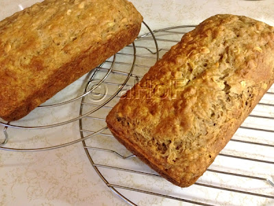 Banana Bread, baked, dessert, low calorie