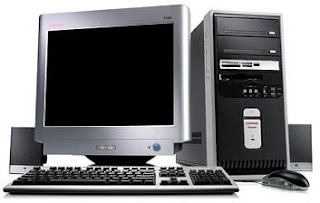 Computadora Foto de una computadora de escritorio