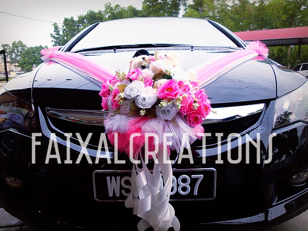 FaiXalCreations: Hiasan kereta pengantin