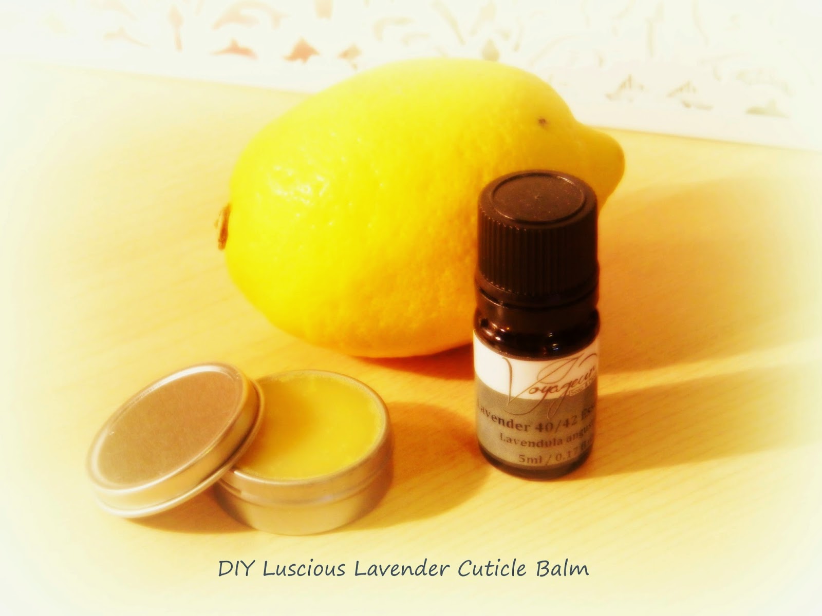 Alyssa Elle Beauty Recipe DIY Luscious Lemon Lavender Cuticle Balm